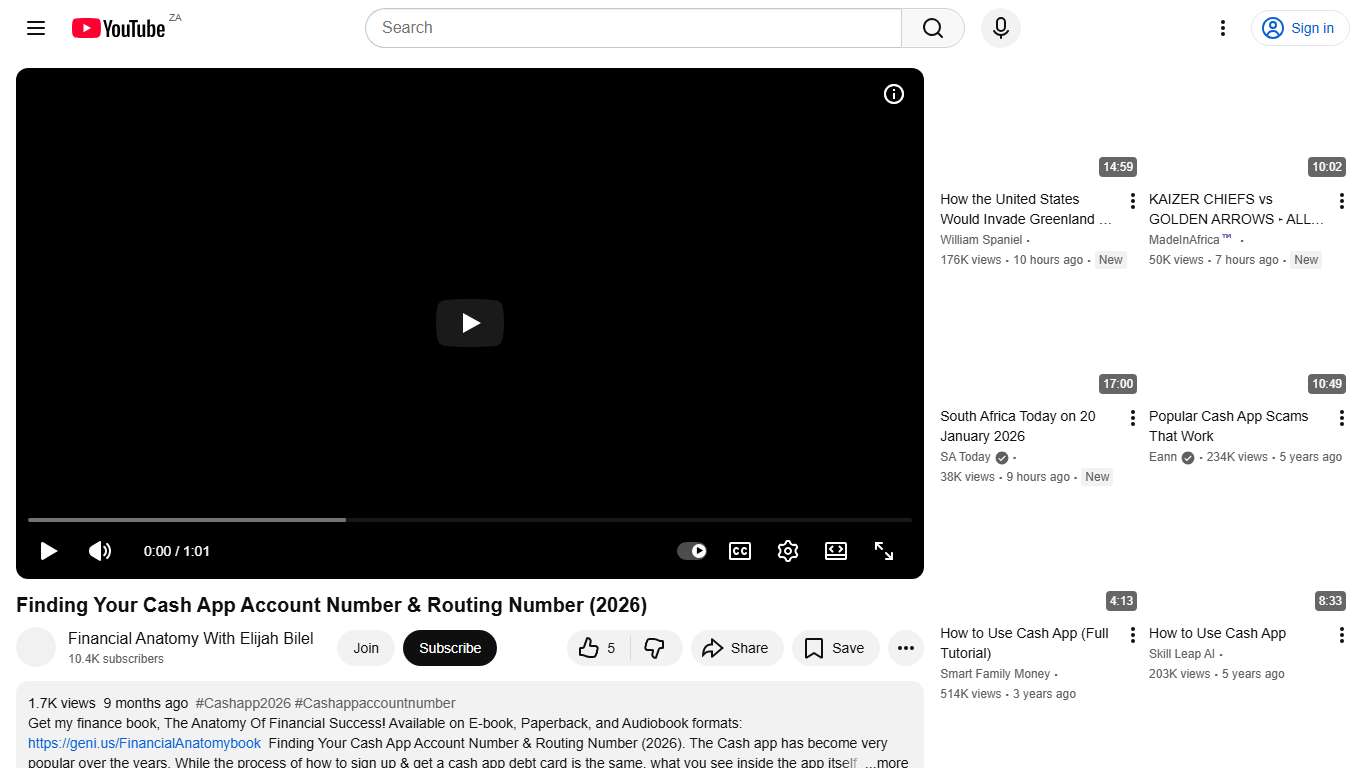 Finding Your Cash App Account Number & Routing Number (2026) - YouTube