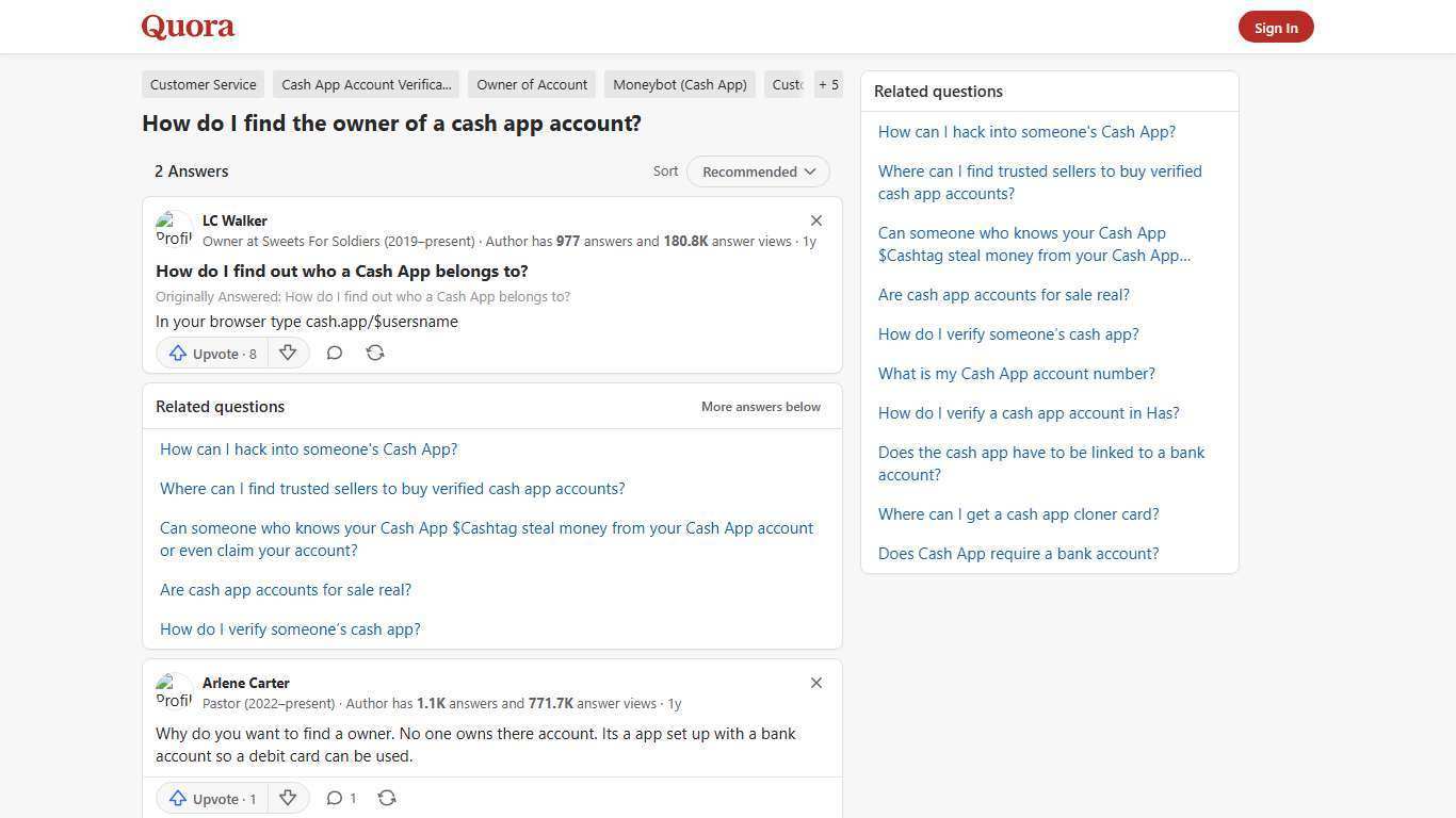 How to find the owner of a cash app account - Quora